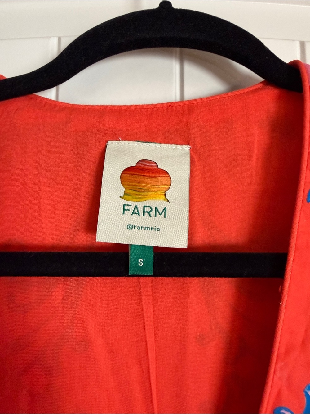 FARM Rio Pink Orange Floral Mini Dress - Picture 12 of 14